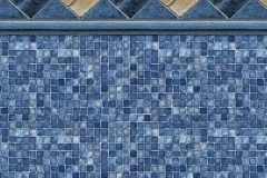 Mountain Top Blue Mosaic